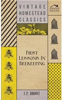 First Lessons In Beekeeping