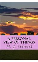 Apersonal View of Things