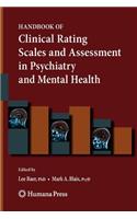 Handbook of Clinical Rating Scales and Assessment in Psychiatry and Mental Health: (Current Clinical Psychiatry)