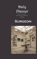 Daily planner Undated Surgeon Professional: Monthly, Weekly, Daily and Hourly Planner Undated size 6x9 inch from Rain Journals