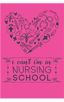 I Can't I'm In Nursing School