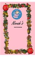 Novah First Name Novah Notebook