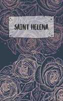 Saint Helena: Ruled Travel Diary Notebook or Journey Journal - Lined Trip Pocketbook for Men and Women with Lines