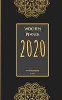 Wochenplaner 2020 mit Einkaufsliste: 6x9 Wochenplaner 2020 mit Einkaufsliste, Einkaufszettel, Essensplaner als Semesterplaner, Studienkalender, Monatsplaner mit Wochenübersicht oder Tas