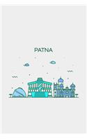 Patna Minimalist Travel Notebook [Lined] [6x9] [110 pages]