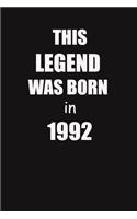 This Legend Was Born In 1992