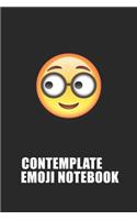 Contemplate Emoji Emoticons Notebook Emoji Notebook, Blank Composition Book, Emoji Notebooks for Girls/Boys, Emoji School Supplies Notebook for School / Teacher / Office / Student: Lined Notebook / Journal Gift, 120 Pages, 6x9, Soft Cover, Matte Finish