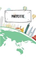 Mayotte: Ruled Travel Diary Notebook or Journey Journal - Lined Trip Pocketbook for Men and Women with Lines