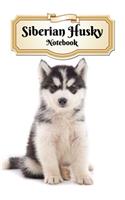 Siberian Husky Notebook: Puppy - Composition Book 150 pages 6 x 9 in. - Wide Ruled - Writing Notebook - Lined Paper - Soft Cover - Plain Journal