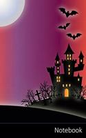 Notebook: Contexte Halloween, Halloween, Fantômes, Crânes Carnet / Journal / Livre d'écriture / Calepin / Agenda / Notes - 6 x 9 pouces (15,24 x 22,86 cm), 15