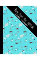 Blank Music Sheet Notebook