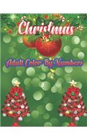 Christmas Adult Color By Numbers: a beautiful colouring book with Christmas designs on a black background, for gloriously vivid colours (Merry Christmas (Christmas designs on a black