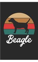 Beagle Notebook - Vintage Beagle Journal - Beagle Diary