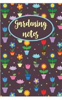 Gardening notes