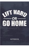 Bullet Dotted Journal: Fitness Athlete Notebook Dotted Grid a5 6x9 120 Pages - Bodybuilding Quote Planner Lift Hard or Go Home Diary Fitness Quotes - Fitness Athlete Perso