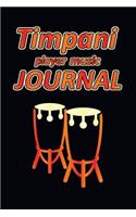 Timpani Player Music Journal