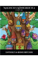 Stress Ausmalen (Magisches Königreich 2): Dieses Buch besteht aus 40 Malblätter, die zum Ausmalen, Einrahmen und/oder Meditieren verwendet werden können: Dieses Buch kann fotokopiert, gedruc(5 Stress Ausmalen)