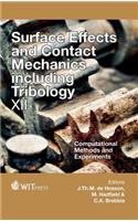 Surface Effects and Contact Mechanics including Tribology XII