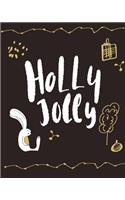 holly jolly journal, notebook