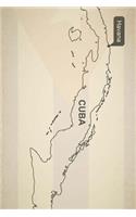 Outline Map of Cuba Journal