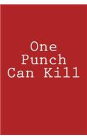 One Punch Can Kill: Notebook