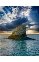 Rock Seascape Lined Notebook Journal