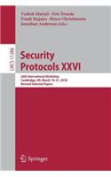 Security Protocols XXVI