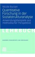 Quantitative Forschung in Der Sozialstrukturanalyse