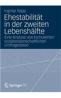 Ehestabilität in Der Zweiten Lebenshälfte
