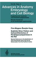 Sulphide Silver Pattern and Cytoarchitectonics of Parahippocampal Areas in the Rat