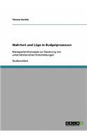 Wahrheit und Lüge in Budgetprozessen