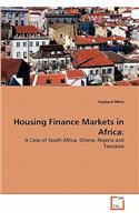 Housing Finance Markets in Africa