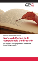 Modelo didáctico de la competencia de dirección