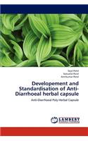 Developement and Standardisation of Anti-Diarrhoeal Herbal Capsule