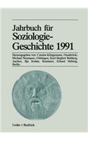 Jahrbuch Für Soziologiegeschichte 1991