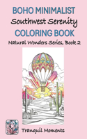 Southwest Serenity BOHO Minimalist Coloring Book