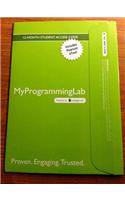 Mylab Programming with Pearson Etext -- Access Card -- For Problem Solving with C++