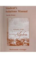 Student Solutions Manual for Intermediate Algebra with Applications & Visualization