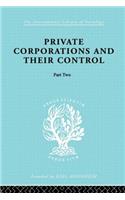 Private Corporations and Their Control