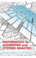 Mathematics for Algorithm and Systems Analysis: (Dover Books on Mathema 1.4tics)