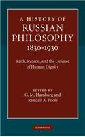 History of Russian Philosophy 1830-1930