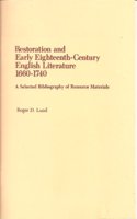 Restoration and Early Eighteenth-Century English Literature, 1660-1740