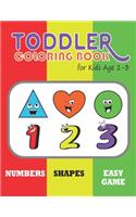 Toddler Coloring Book for Kids Age 1-3