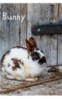 Bunny: Notebook with Animals for Kids, Notebook for Drawing and Writing (110 Pages, Unlined, 6 x 9) (Animal Notebook)