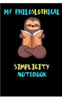 My Philoslothical Simplicity Notebook