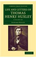 Life and Letters of Thomas Henry Huxley 3 Volume Set