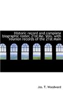 Historic Record and Complete Biographic Roster, 21st Me. Vols. with Reunion Records of the 21st Main