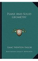 Plane and Solid Geometry