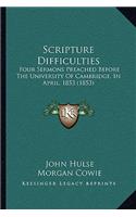 Scripture Difficulties