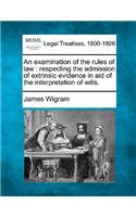 An Examination of the Rules of Law